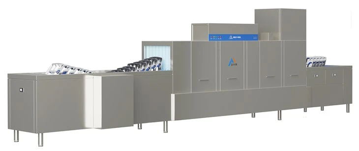 Mayers SUS304 Mesin Pencuci Pinggan Komersial & Industri: Peralatan Pembersihan Modular Pembasmian Suhu Tinggi-Temp
